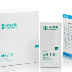 pH 7,01 Buffer Sachets 25 x 20 mL sachets -certificate of analysis