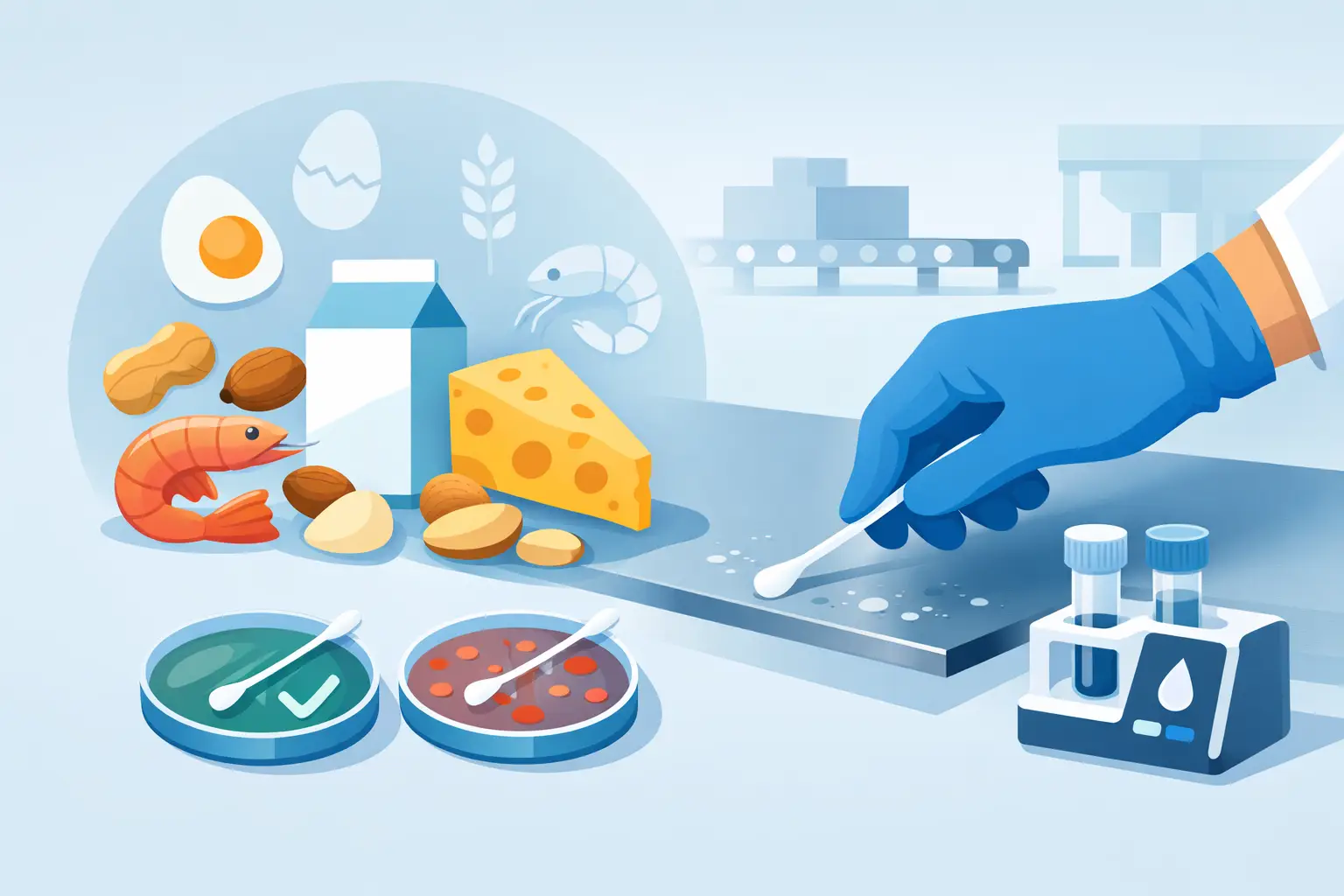 Food Allergen Swab Testing for Safer Changeovers