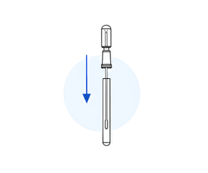 Put swab into tube