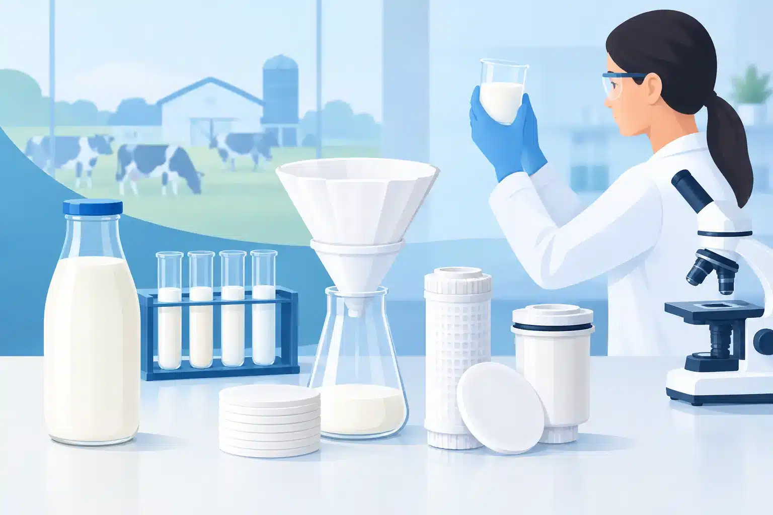 Best Filters for Milk Testing in Dairy QC